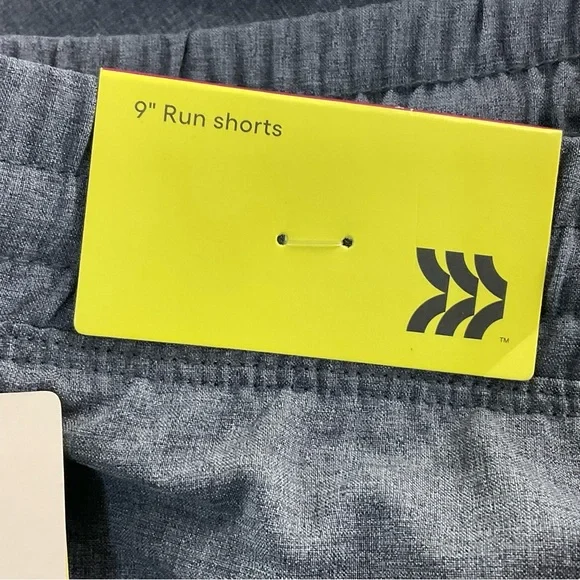 ALL IN MOTION 100% POLYESTER QUICK DRY LINED 9” MEN’S RUN SHORTS XXL BLUE GRAY - Picture 6 of 15